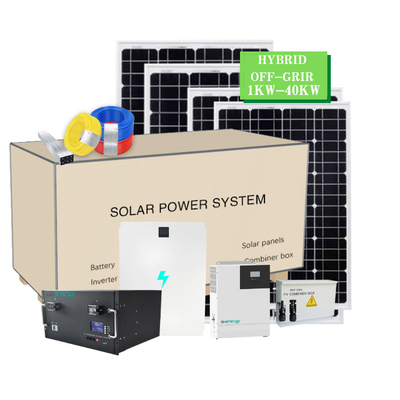 Ultraportable 48V auf Gitter-Sonnensystem, praktisches Lithium-Batterie-Sonnensystem