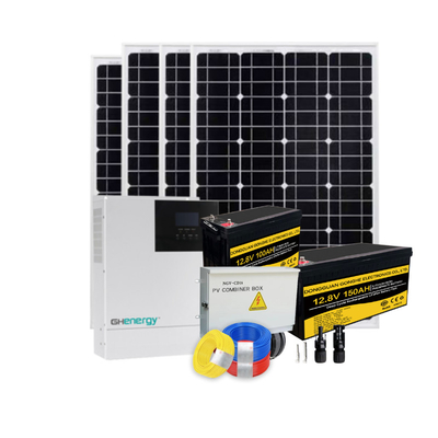 Ultraportable 48V auf Gitter-Sonnensystem, praktisches Lithium-Batterie-Sonnensystem