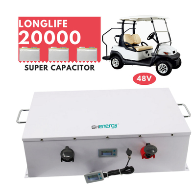 Die Superlange Golfmobil-Batterie der kondensator-Bank-48v 5250wh erstrecken sich langes Zyklus-Leben