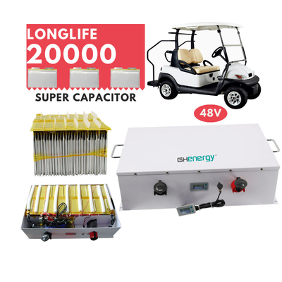 Graphen-Kondensator-Satz der Golfmobil-Superkondensator-Batterie-48V 1050WH