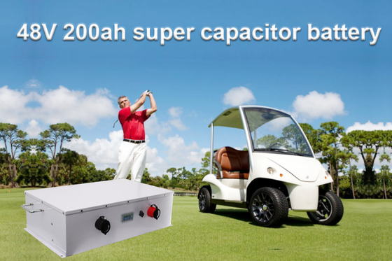 Graphen-Superkondensator-Batterie-Golfmobil-chemische Batterien 48V 200Ah