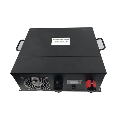 Tiefe Telekommunikations-Batterieanlage-schwarze Farbe des Zyklus-3900WH auswechselbar