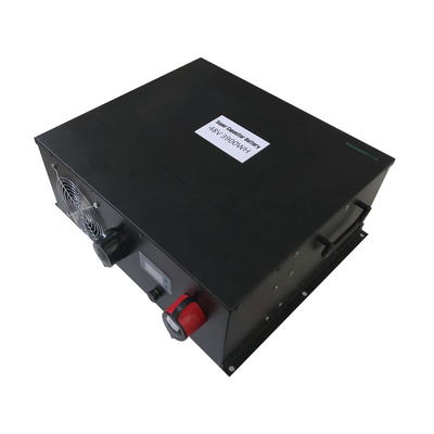 Tiefe Telekommunikations-Batterieanlage-schwarze Farbe des Zyklus-3900WH auswechselbar