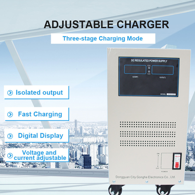 Autobatterie-Ladegerät-vielseitige weiße Farbe 220V 380V 80A RC