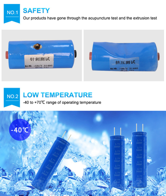 18650 Supercapacitor-Batterie Graphen 2.7v 3000f für das Solarenergie-Sammeln