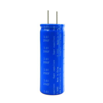 Doppelte elektrische Radialschicht-Farad-Kondensator-Batterie 3.6v 2000f