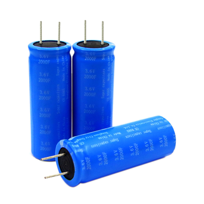 Doppelte elektrische Radialschicht-Farad-Kondensator-Batterie 3.6v 2000f