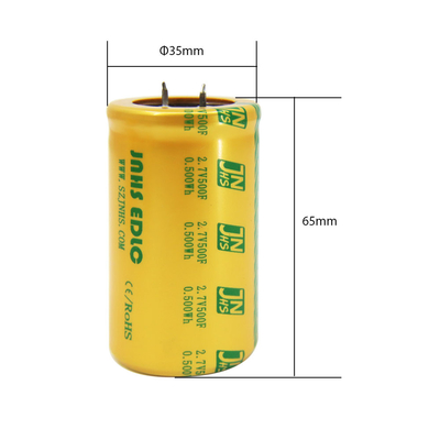 Snap-In-Superkondensatorzelle 2,7 Volt 500 Farad Ersetzen Sie die Batterien